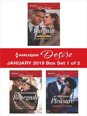 cover image of Harlequin Desire January 2019 Box Set, 1 of 2